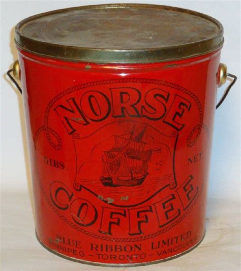 Vintage Norse Coffee Tin