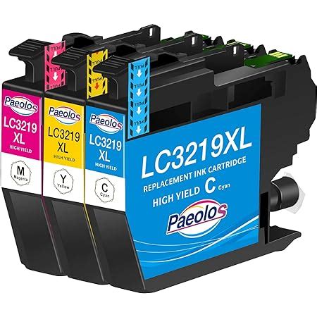 Paeolos 3219XL Remplacer Pour Brother LC3219 XL LC3217 Cartouches D