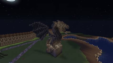 Minecraft Dragon Statue Schematic