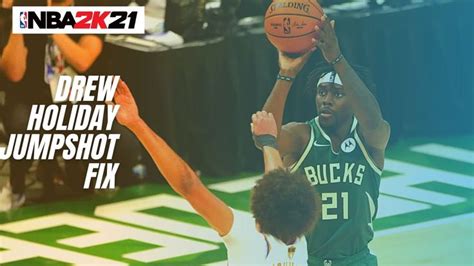 Jrue Holiday NBA 2k21 Jumpshot Fix With Comparison Holiday Nba