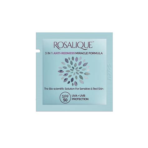 Rosalique 3 In 1 Anti Redness Miracle Formula Spf50 Sample 3ml Rosalique