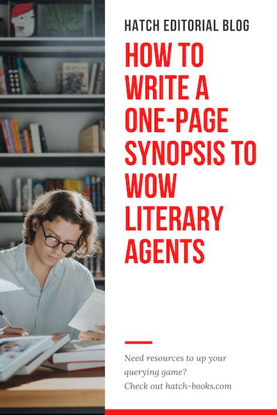 How To Write A One Page Synopsis — Hatch Editorial Services