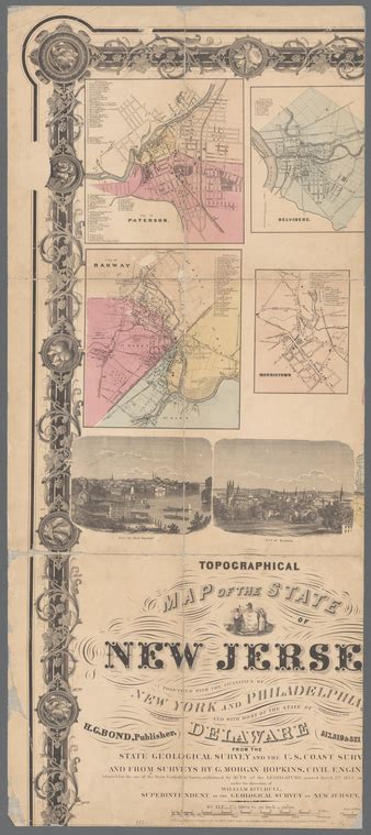 Topographical Map Of The State Of New Jersey Nypl Digital Collections