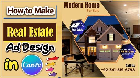 How To Make Poster In Canva Real Estate Posters Free Canva Course