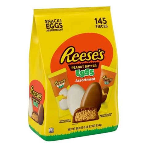 Reese's Milk White Creme Peanut Butter Easter Egg Variety, (88.2 Oz ...