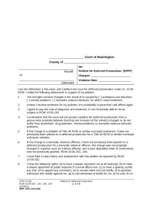 DEFERRED PROSECUTION Rule And S Doc Template PdfFiller