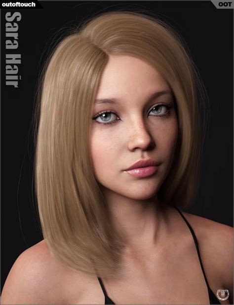 Sara Hair For Genesis 3 And 8 Females ‣ Daz 3d And Poser ‣