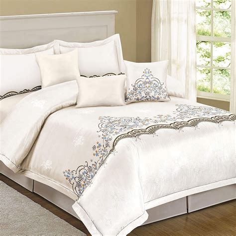 Shatex 3 Pieces Bedding Comforter Sets Microfiber Polyester Queen