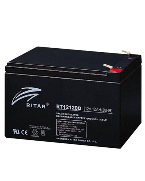 Batería AGM 12Ah 12V RITAR AutoSolar