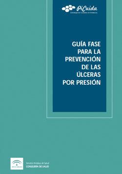 Guía FASE para la prevención de úlceras por presión Geriatricarea