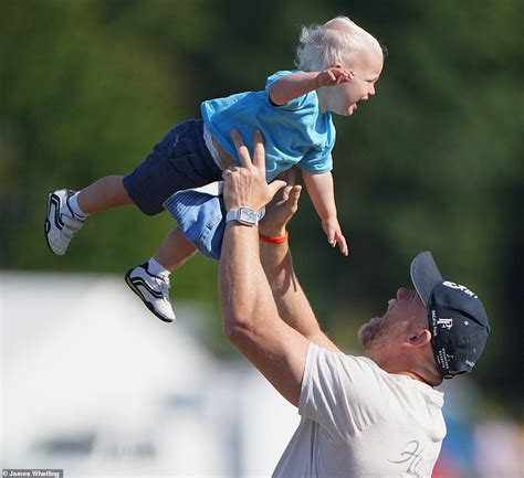 Royally Good Fun Mike Tindall One Year Old Son Lucas And Princess