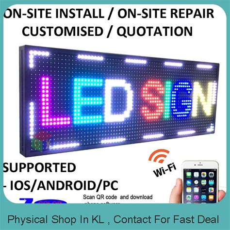 LED DISPLAY SIGN BOARD Running Message Display Indoor Outdoor ...