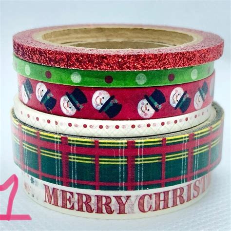 Christmas Washi Tape Etsy