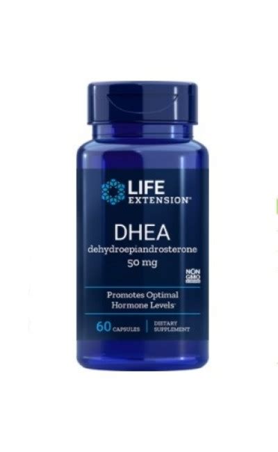 Dhea 50 Mg 60 Caps Life Extension Pl Suplementos