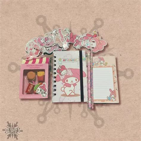 Pack Libreta My Melody sanrio Cuotas sin interés