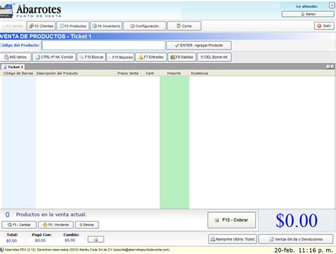 Abarrotes Punto De Venta V212 Full Actualizado Mega