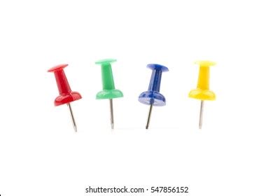 Push Pin On Isolated White Background Stock Photo Shutterstock