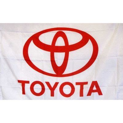 NeoPlex Toyota Auto Logo With Words Traditional Flag Car Logos