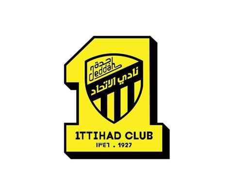 Download Al Ittihad Club Logo Symbol Saudi Arabia Football Abstract Design Vector Illustration