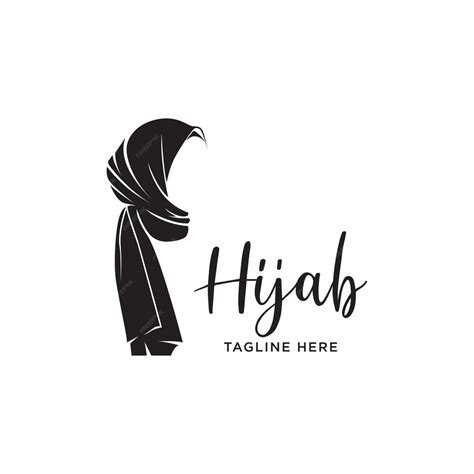 Premium Vector | Simple hijab logo icon designs vector