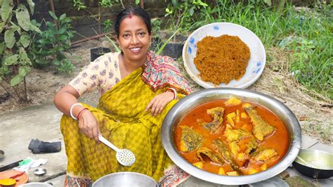 ওলকচু দিয়ে তেলাপিয়া মাছ রাঁধলাম আর সাথে মায়ের থেকে শেখা ওলকচু বাটা