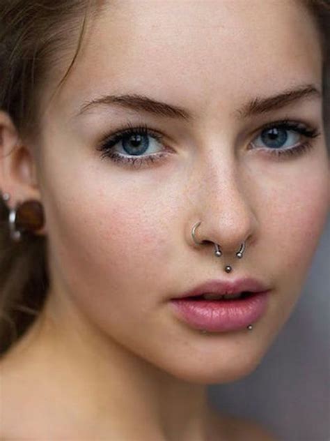 The 30 Most Beautiful and Breathtaking Face Piercings | Face piercings ...