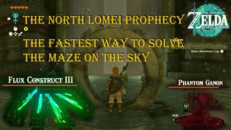 The North Lomei Prophecy The Fastest Way To Solve The Sky Maze YouTube