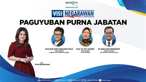 Visi Negarawan Paguyuban Purna Jabatan Youtube