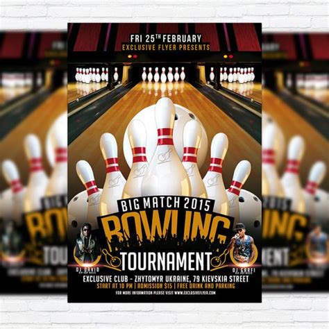 Bowling Flyers Templates Free - Sarseh.com