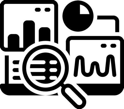 Solid Black Icon For Data Analysis 48736468 Vector Art At Vecteezy