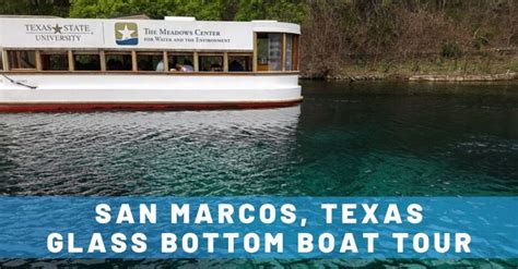 San Marcos Glass Bottom Boat Tour Trailing Away