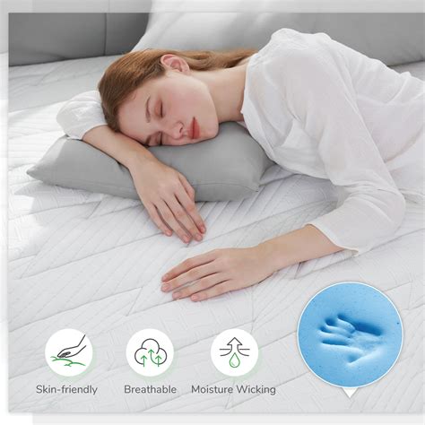 Novilla Amenity 10 Inch Adult Cool Sleep Gel Memory Foam Pocket Spring