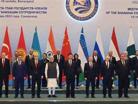 Sco Summit Pm Modi Vladimir Putin Xi Jinping Pak Pm Shehbaz Sharif In