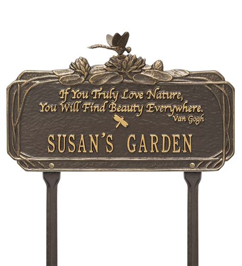 Personalized Garden Plaques | Landscaping Solutions | Yard & Patio | Wind and Weather