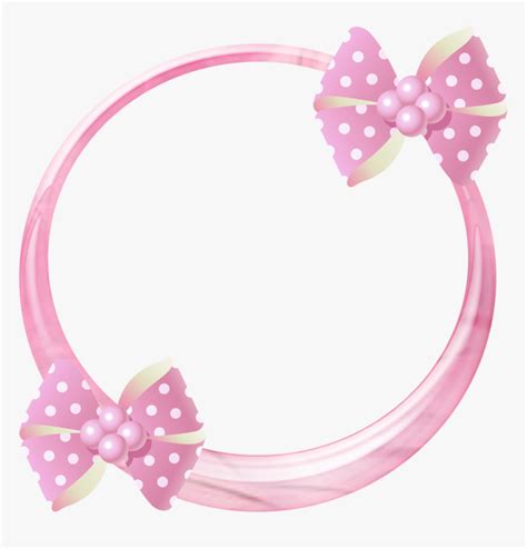 frame png hd pink circle frame png transparent png kindpng