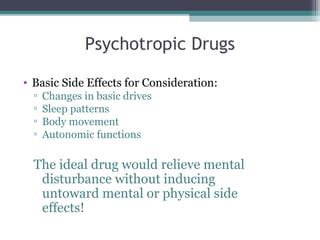 Psychobiology and psychotropic drugs order 4