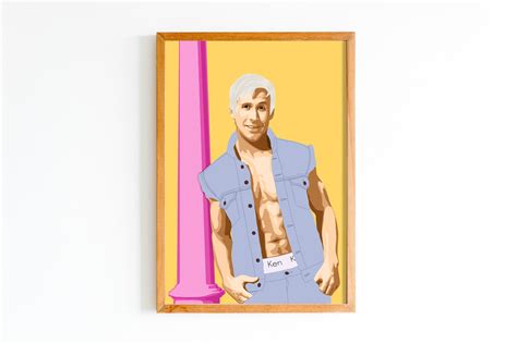 Ryan Gosling as Ken Poster/ Barbie Movie Poster/ Barbie and - Etsy UK