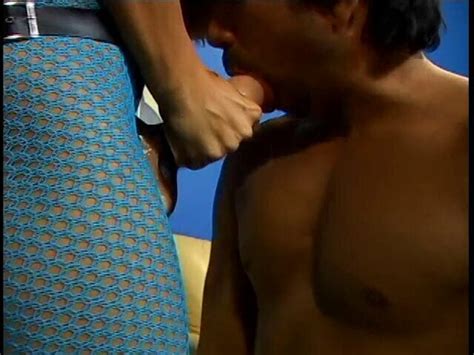 Dude In Fishnet Stockings Bends Over For Strap On Ass XHamster