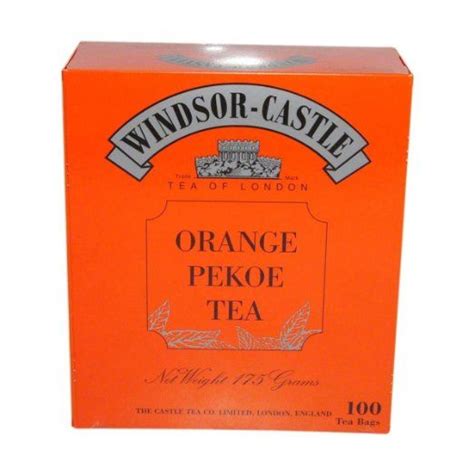 Windsor Castle Orange Pekoe Tea 100 Teabags 175 Gr Orange Pekoe