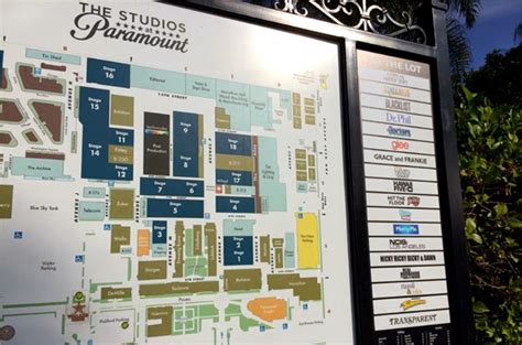 Paramount Studios Map