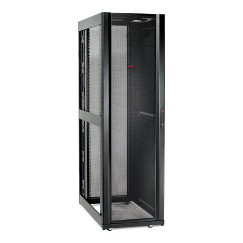 APC NetShelter SX 48U High-Density Data Center Rack Enclosure — NO-SIDES (BLK) (AR3107-NO-SIDES-BLK)