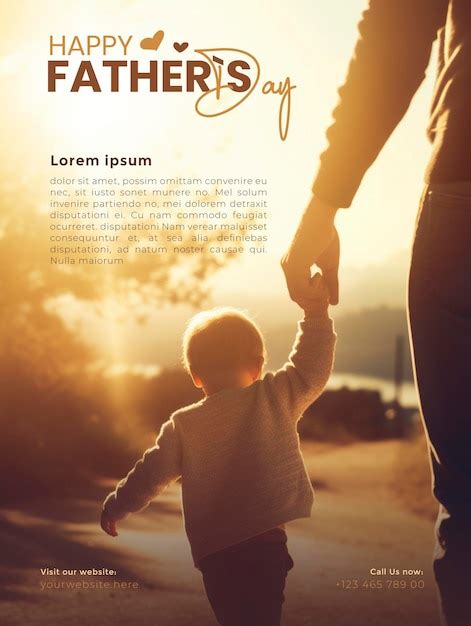 Premium Psd Happy Fathers Day Corporate Social Media Post Template