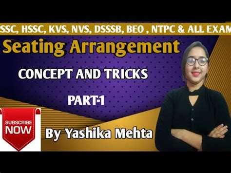 Seating Arrangement Reasoning Seating Arrangement Concept And Tricks