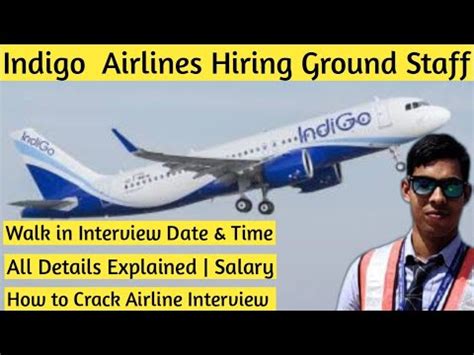 Indigo Airlines Hiring Ground Staff Latest Job Update Freshers