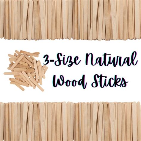 Wood Craft Sticks - Etsy