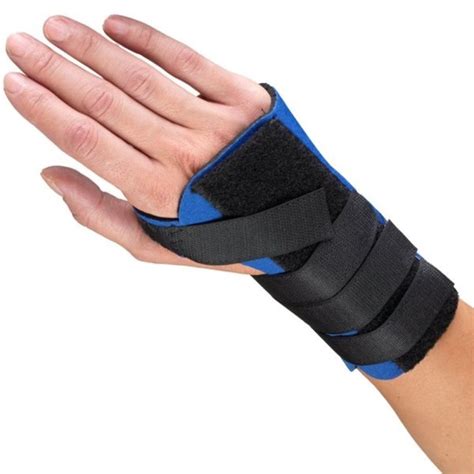 Otc Wrist Splint Cock Up Style Neoprene Black Medium Left Hand Health