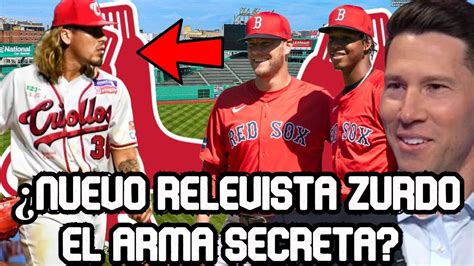 RELEVISTA ZURDO Sorpende A ALEX CORA RED SOX Firman Ex RELEVISTA