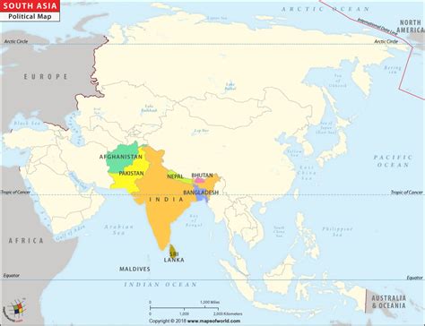 Countries Of South Asia Map Hzyw5 - Large Map of Asia