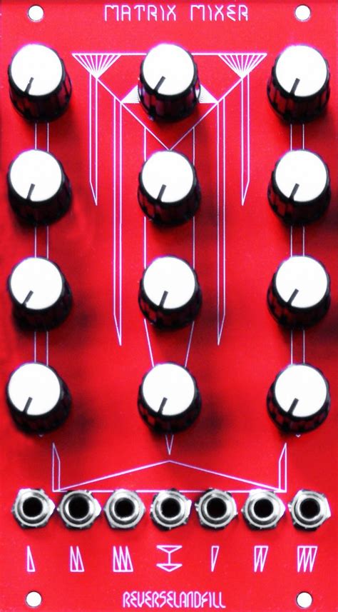 Reverse Landfill Video Matrix Mixer Eurorack Module On Modulargrid