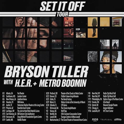 Bryson Tiller Uk Tour - Edee Bettine